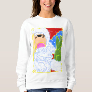 Sudadera Signo de paz Santa Resumen Arte
