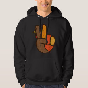 Sudadera Signo de paz Turquía dándole gracias a Guay Hippie