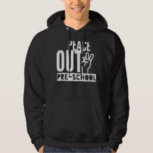 Sudadera Signo gráfico de paz entrega graduación preescolar
