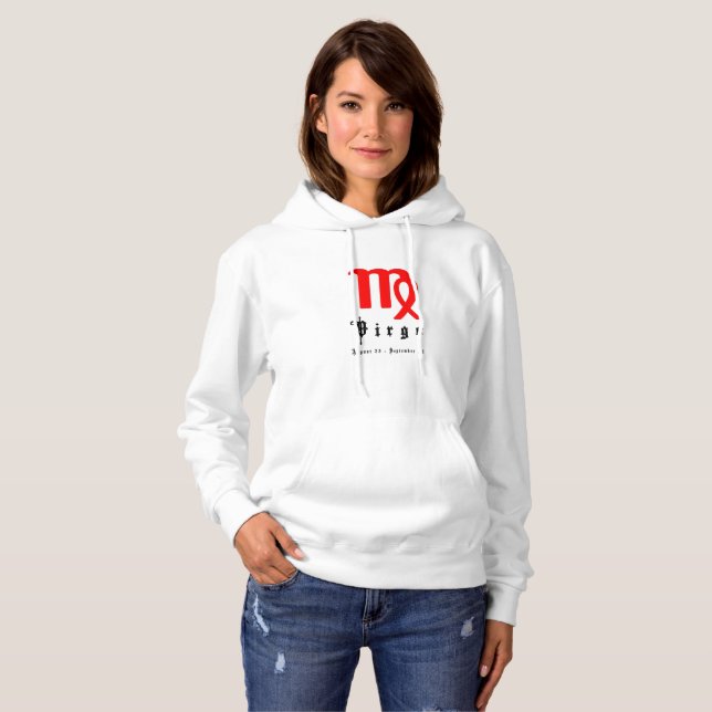 Sudadera Signo Virgo zodiac (Anverso completo)