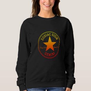 Sudadera SIGNO ZODIACAL GÉMINIS nacido en mayo y junio Astr