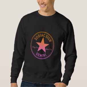 Sudadera SIGNO ZODIACAL GÉMINIS nacido en mayo y junio Astr