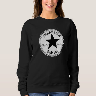 Sudadera SIGNO ZODIACAL GÉMINIS nacido en mayo y junio astr