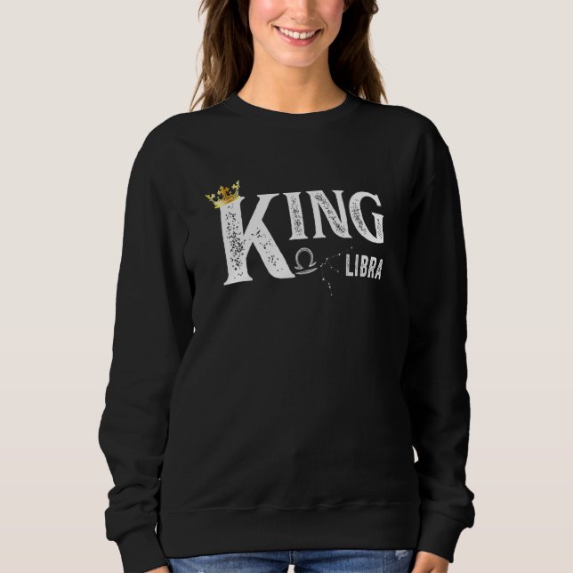 Sudadera Signo Zodiacal Libra Equipo Normal Rey Libra Zodia (Anverso)