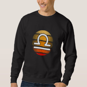 Sudadera Signo zodiacal Libra Horóscopo Puesta de sol Re