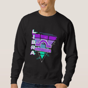 Sudadera Signo zodiacal Libra Vaporwave Estética 80s 90s pa
