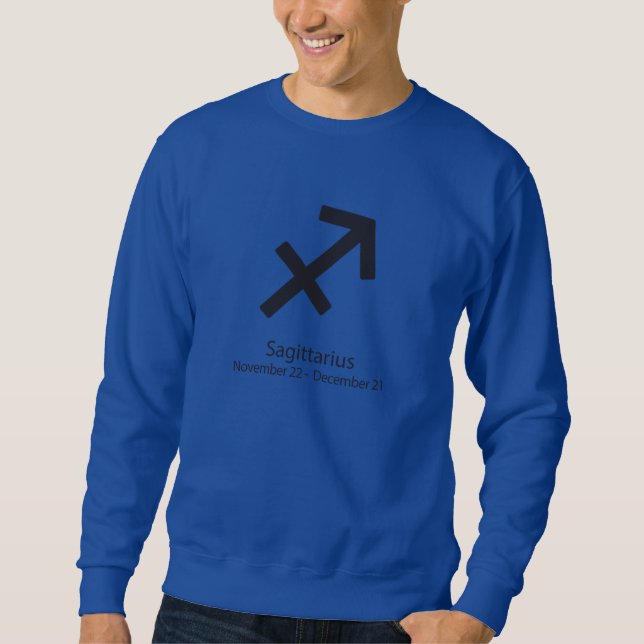 Sudadera signo zodiacal Sagitario (Anverso)