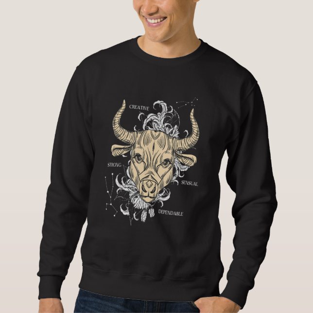 Sudadera Signo zodiacal Tauro (Anverso)