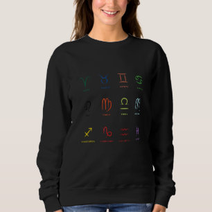 Sudadera Signos Astrológicos Arcoíris Trópicos Celestes