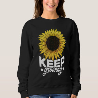 Sudadera Sigue Creciendo Flores Jardiner Jardín Botánico F