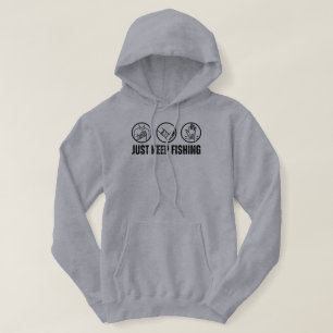 Sudadera Sigue pescando humor de pesca divertido