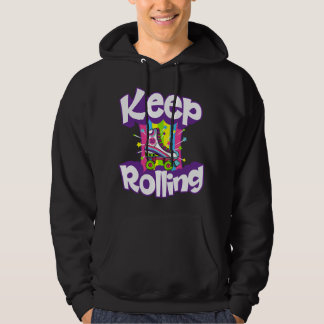 Sudadera Sigue Rodando Regalo Divertido de Patines Retro de