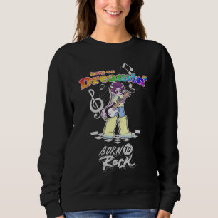Sudadera Sigue Soñando Guitarrista Anime Y2K