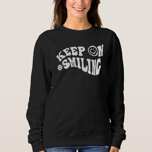Sudadera Sigue Sonriendo (Anverso)