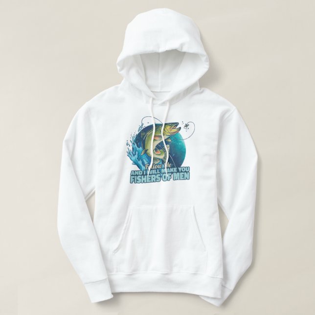 Sudadera Sígueme y te haré pescadores de hombres (Diseño del anverso)