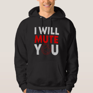 Sudadera Silenciaré tu sonido Ingeniero de audio Edición de