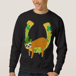 Sudadera Silencio en Leprechaun Horseshoe St Patrick