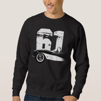 Sudadera Silhouette Corvette Chevy de 1961 con camiseta de 