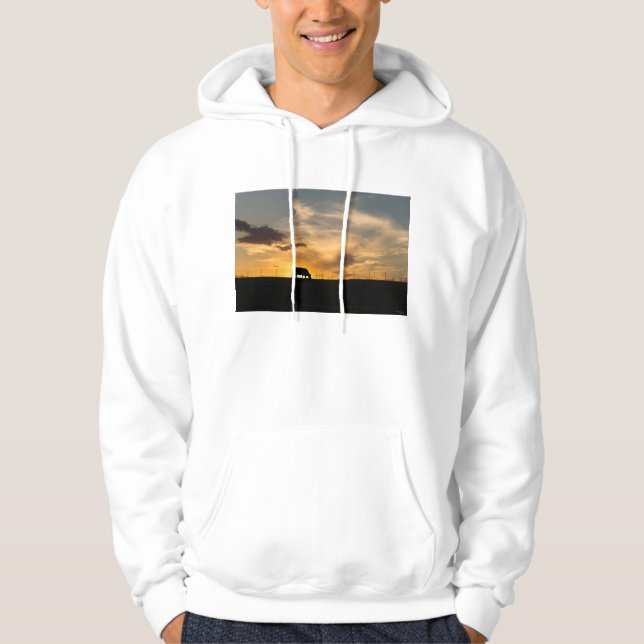 Sudadera Silhouette de Cattle Sunset (Anverso)