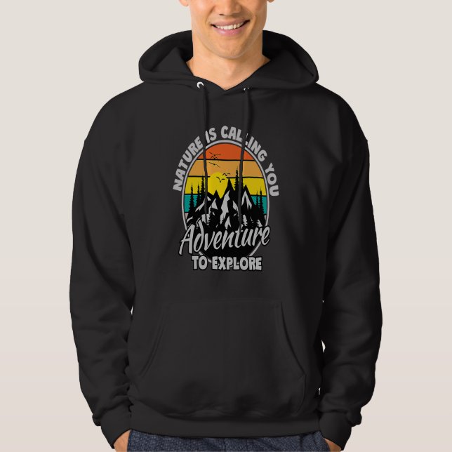 Sudadera Silhouette de Montaña y Bosque 13 (Anverso)