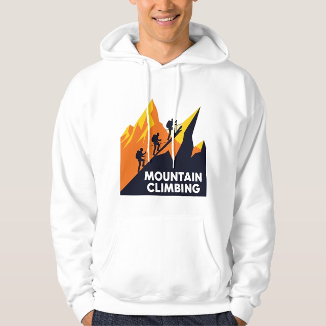 Sudadera Silhouette de Mountain Climbing Adventure (Anverso)