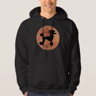 Sudadera Silhouette de perro caniche en Marte Poodle Lover