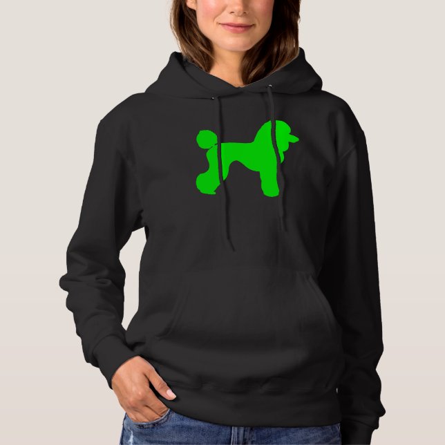 Sudadera Silhouette Green Poodle (Anverso)