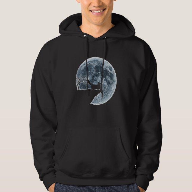 Sudadera Silhouette Moon Moon Halloween (Anverso)