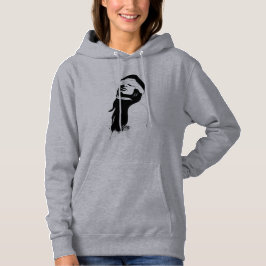 Sudadera Silhouette surreal art hoodie black and white