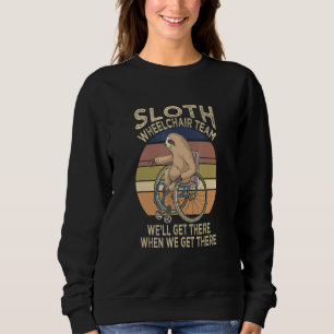 Sudadera Silla de ruedas diciendo Humor y Handicap People S