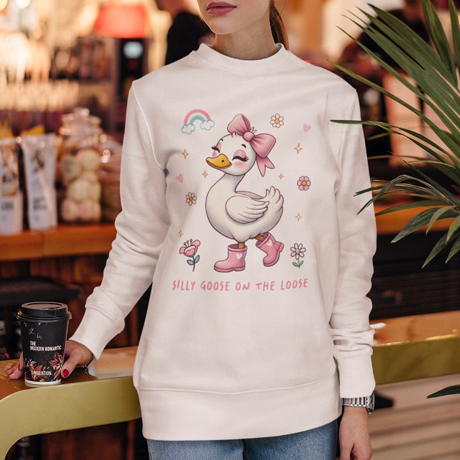 Sudadera Silly Goose On The Loose (Subido por el creador)