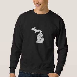 Sudadera Silueta apenada de Michigan