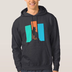 Sudadera Silueta de animal lobo al aire libre naturaleza