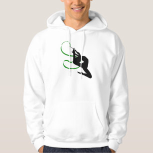 Sudadera Silueta de bailarina de cinta de gimnasia rítmica