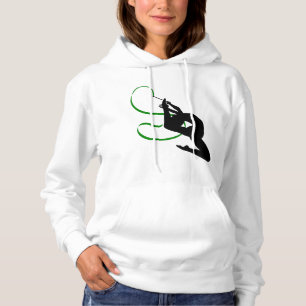 Sudadera Silueta de bailarina de cinta de gimnasia rítmica