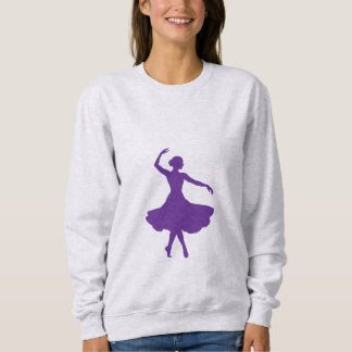 Sudadera Silueta de bailarina elegante bailarina de ballet