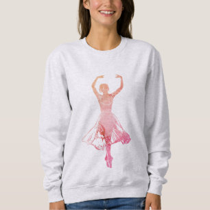 Sudadera Silueta de bailarina elegante y poética