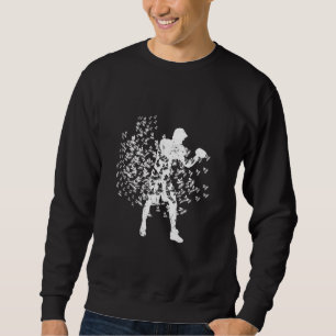 Sudadera silueta de boxeador boxeo artista marcial