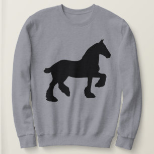 Sudadera Silueta de caballo de tiro