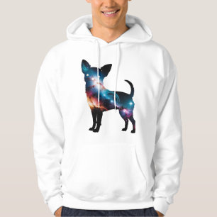 Sudadera Silueta de Chihuahua Galaxia