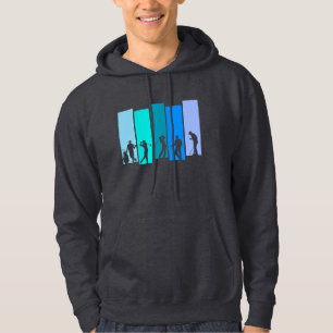 Sudadera Silueta de golfista deportivo de golf
