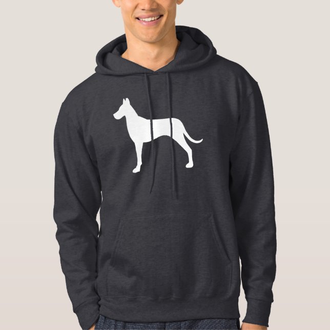 Sudadera Silueta de Gran Danés (Anverso)