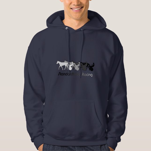 Sudadera Silueta de las Carreras de Standardbred (Anverso)