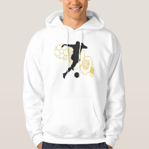 Sudadera Silueta de Marcador de Gol de Fútbol