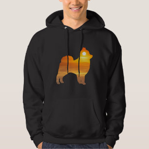 Sudadera Silueta de perro de Pomerania