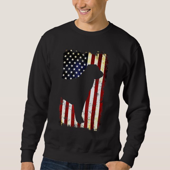 Sudadera Silueta de perro pastor centroasiático norteameric (Anverso)