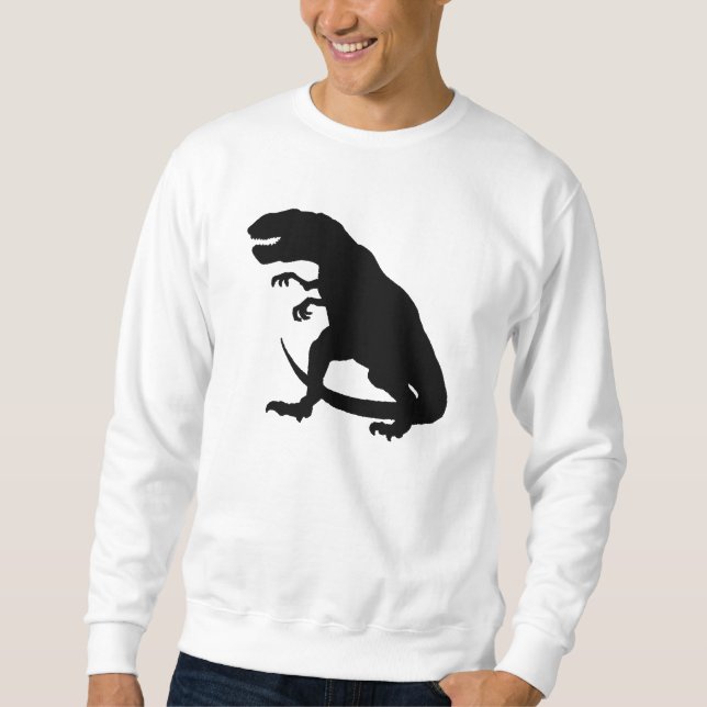 Sudadera Silueta de Rex del Tyrannosaurus (Anverso)