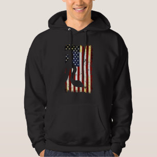 Sudadera Silueta de serpiente Bandera Americana 4 de julio