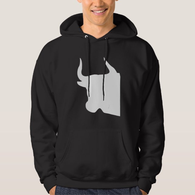 Sudadera Silueta de Toro Cabeza de Toro Cuernos de Toro Zod (Anverso)