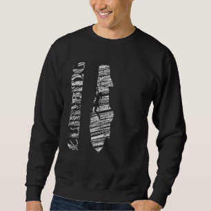Sudadera Silueta escalonada con rocas de montaña 7